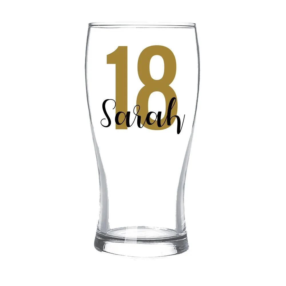 Age Standard Beer Glass