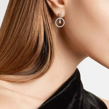 Baguette Dangling Hoop Y-D