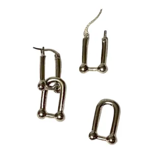 Chic U Link Hoop Earrings