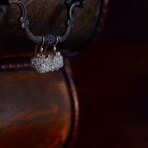 Claudia - Herkimer Diamond Quartz, 14k Gold Filled Earrings