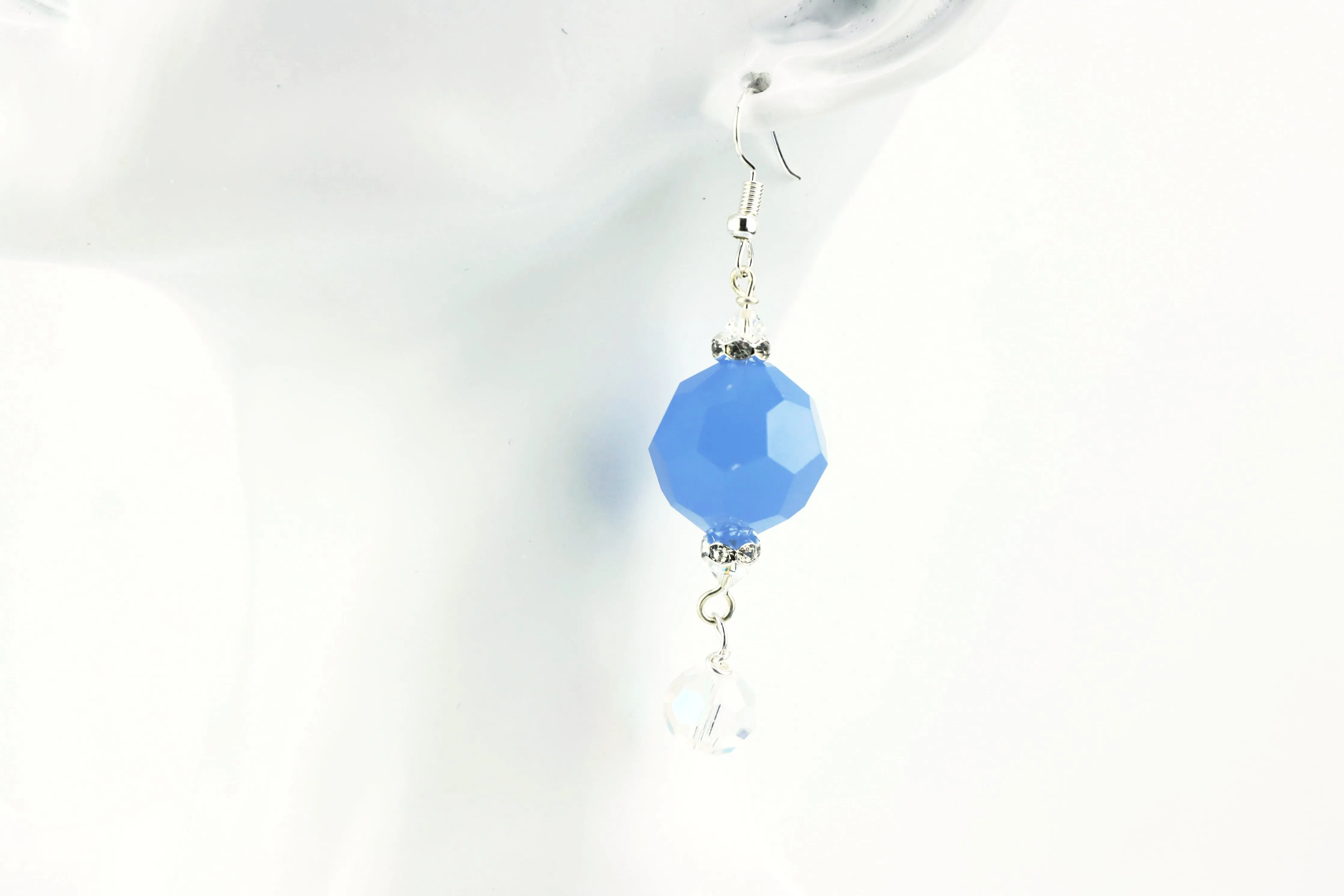 Dangling Passionate Blue Earrings