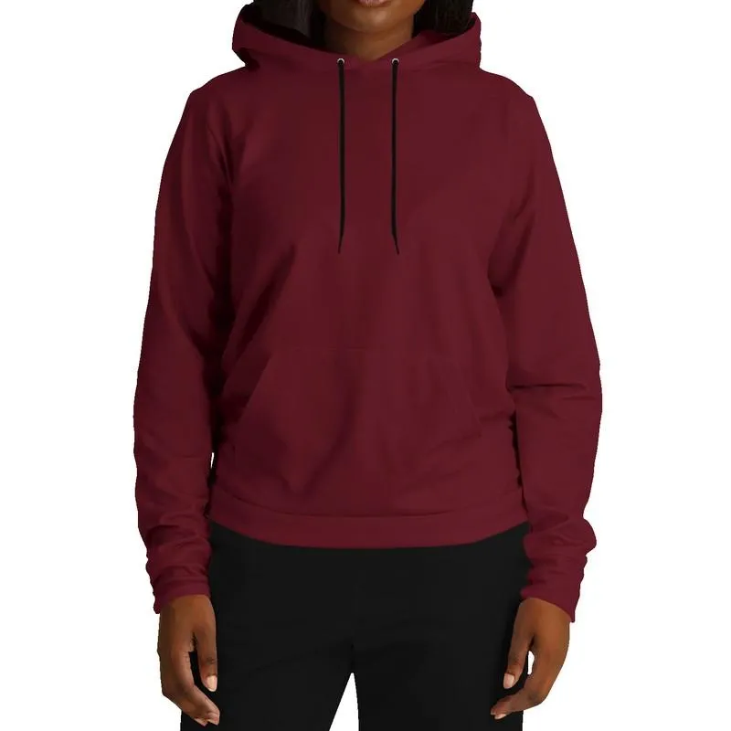 Dark Pink Hoodie | Unisex | with PLUS sizes | C0M100Y50K80