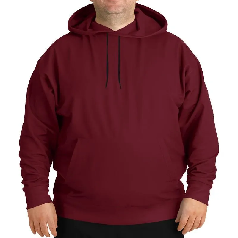 Dark Pink Hoodie | Unisex | with PLUS sizes | C0M100Y50K80