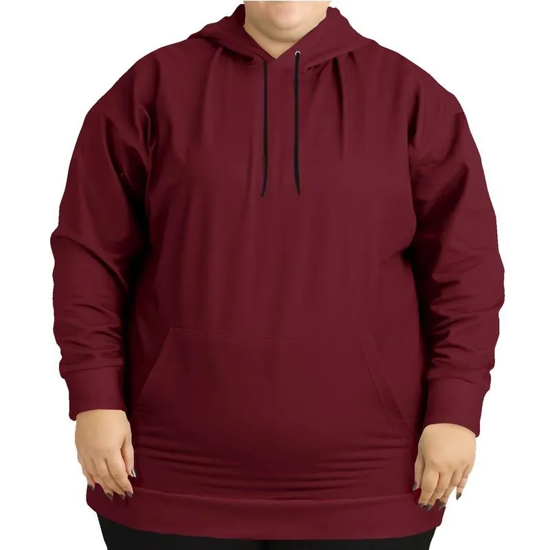 Dark Pink Hoodie | Unisex | with PLUS sizes | C0M100Y50K80