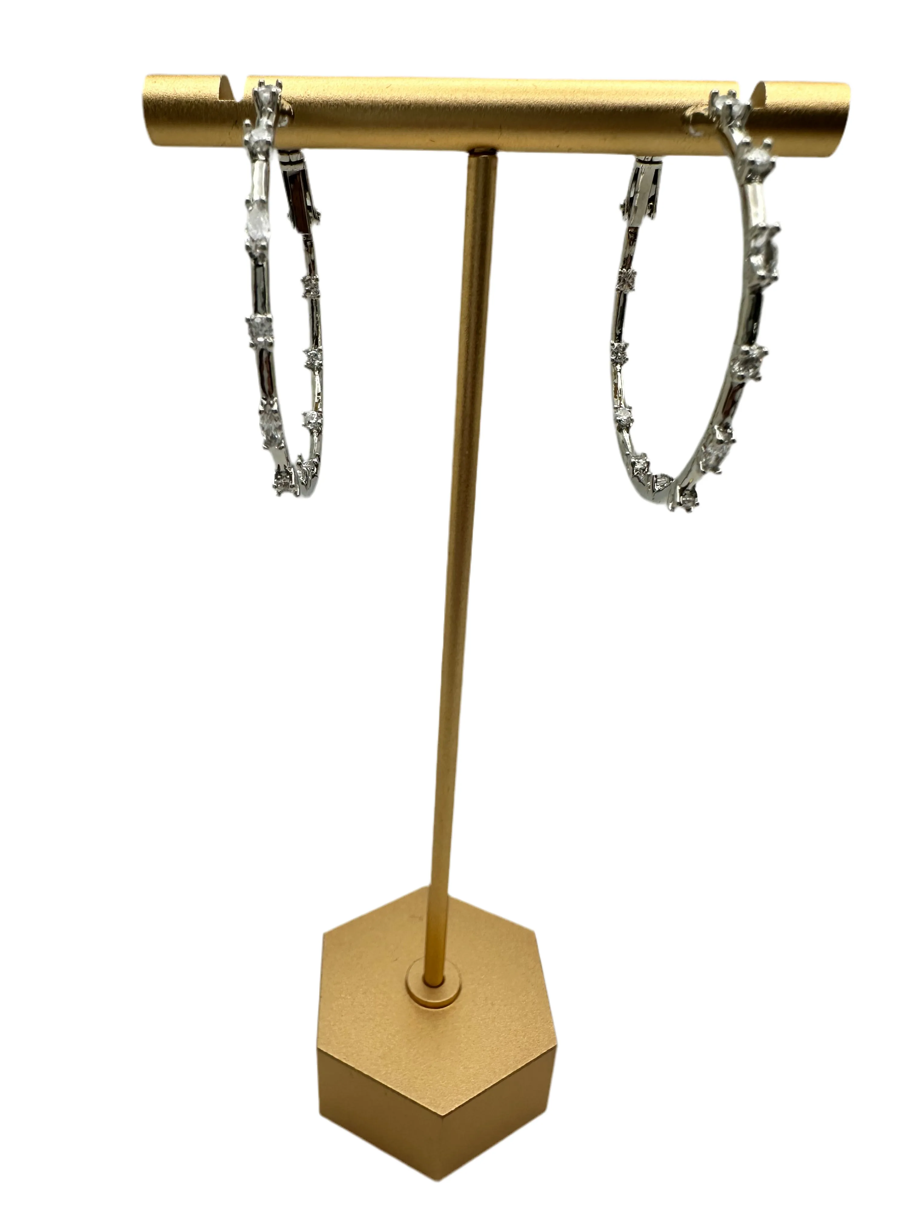 Delicate CZ Hoops