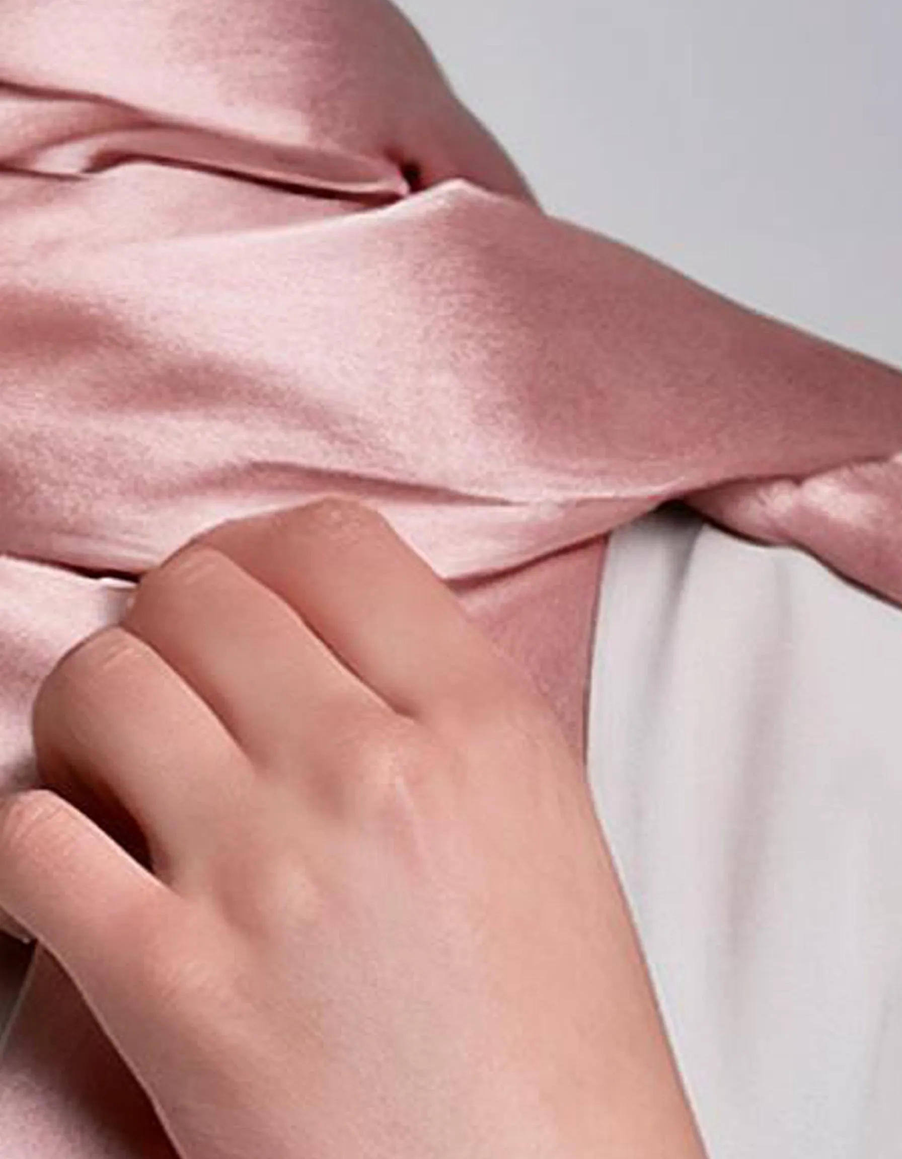 Dusty Pink Satin Hijab