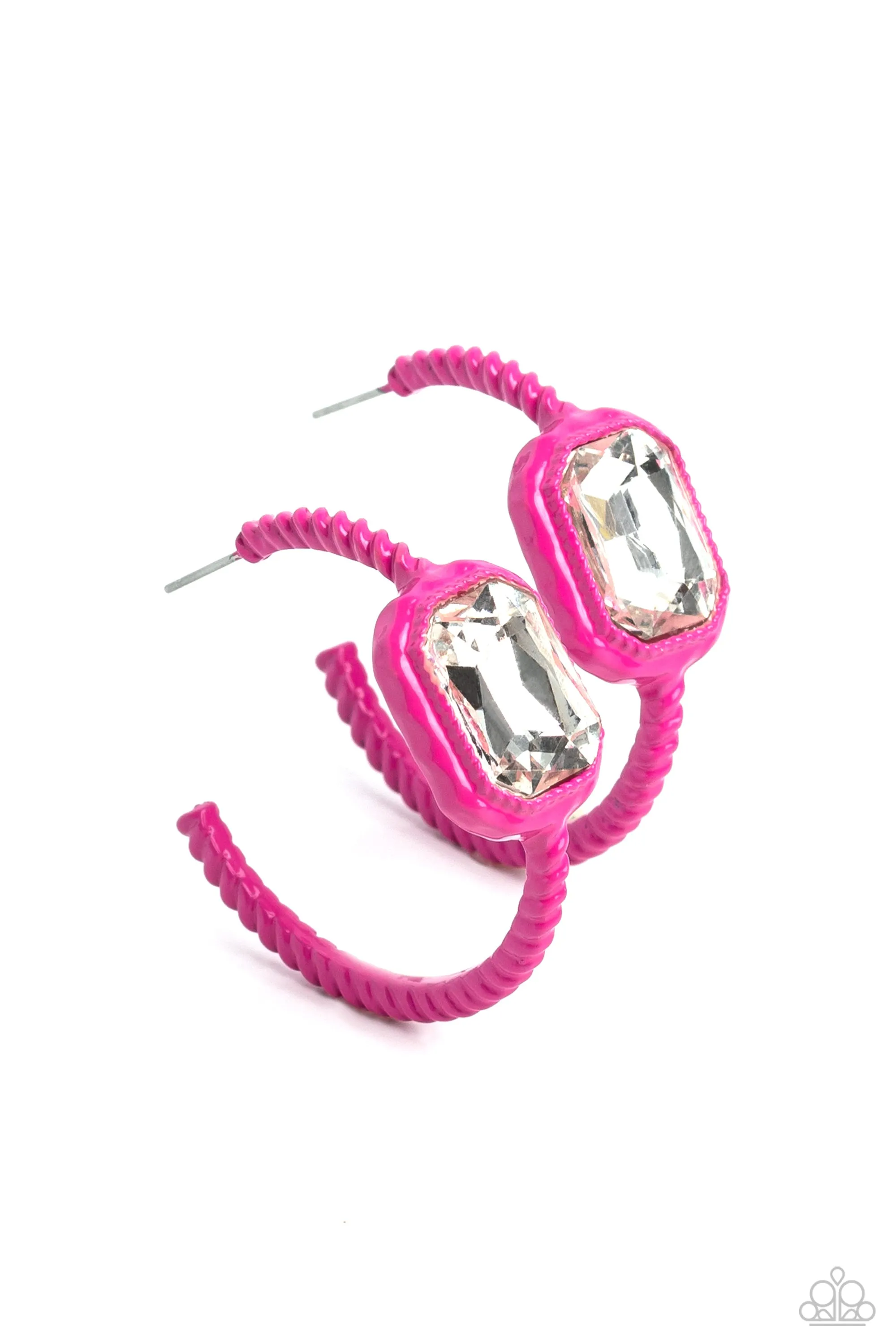 Earrings Call Me TRENDY - Pink E444