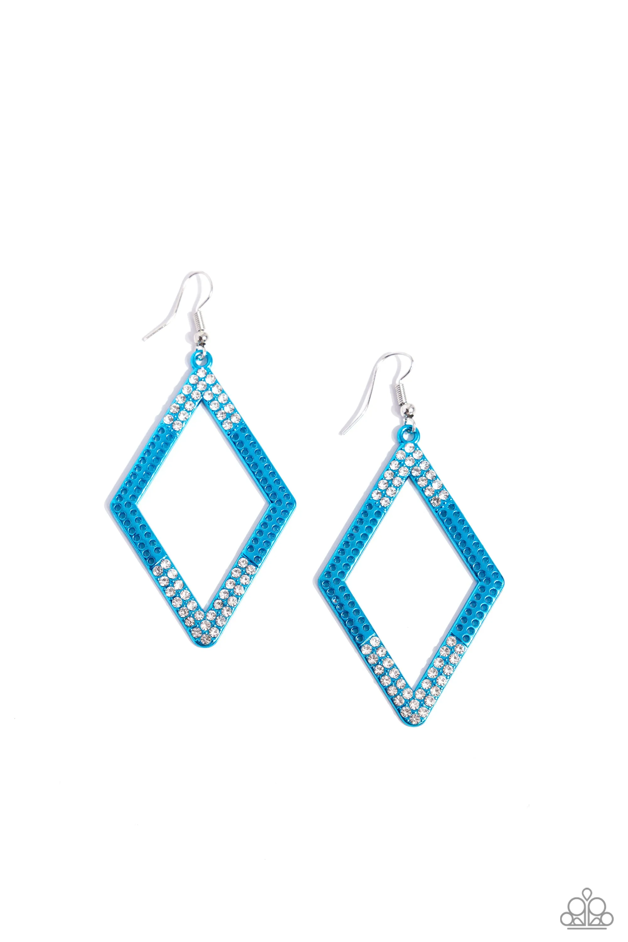 Earrings Eloquently Edgy - Blue E2406