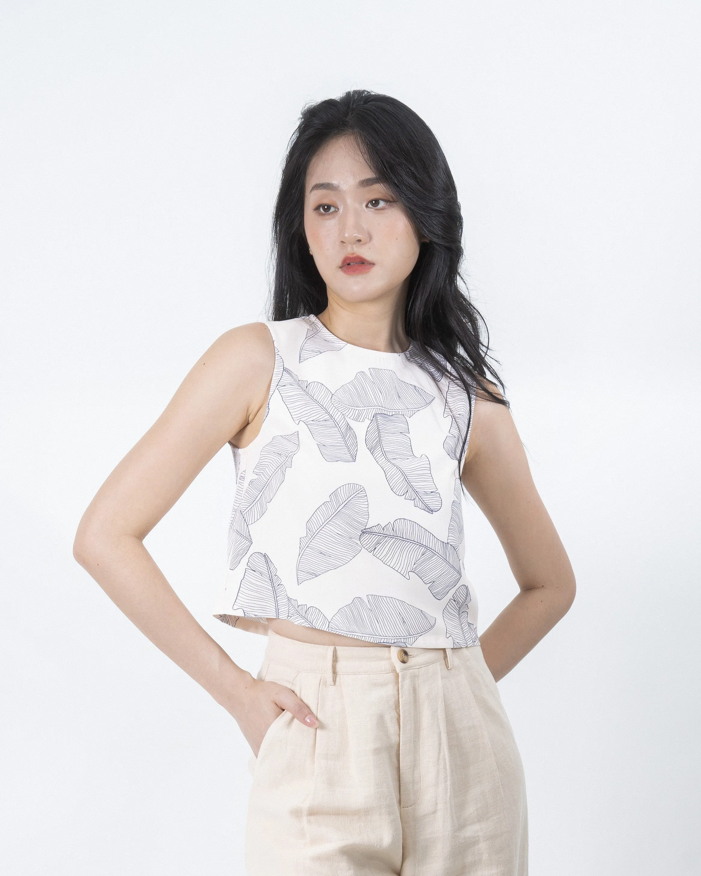 Easy Printed Floral Tank Top (Printed)
