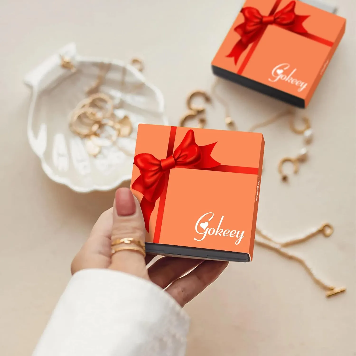 Gold Bracelets for Women Non Tarnish Dainty 14K Real Gold Plated Bangle Cuff Bracelets Stack for Women,Waterproof Stackable Bracelet Gold Jewelry Trendy Gifts Adjustable