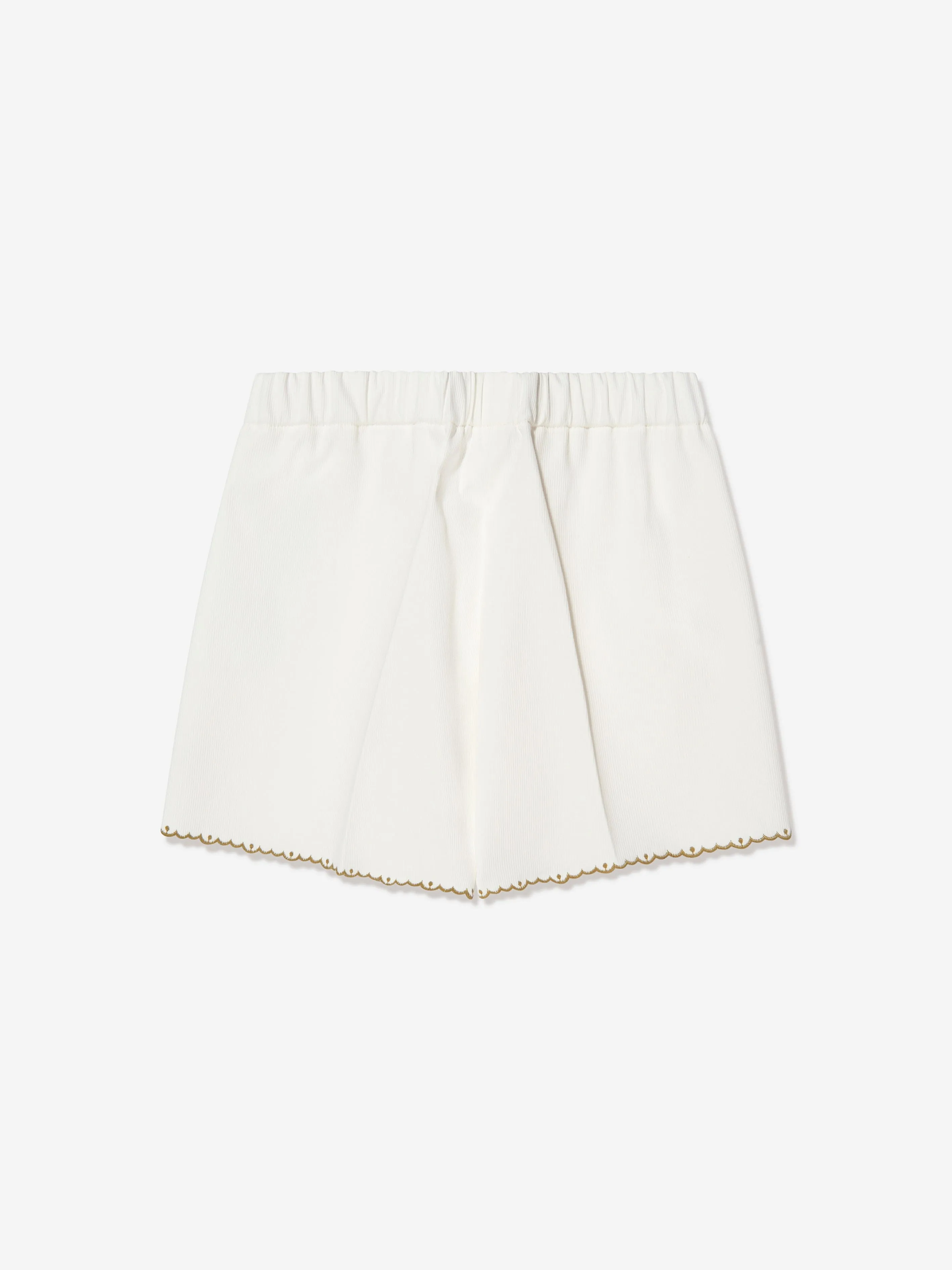 Gucci Baby Girls Embroidered Shorts in White