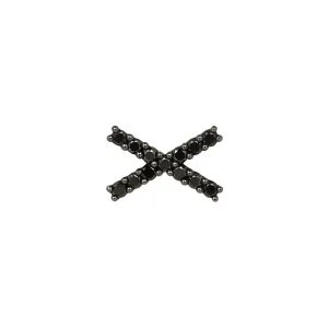 KATIA Black Diamond Stud Earring Single