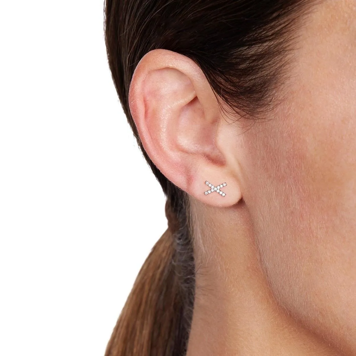 KATIA Black Diamond Stud Earring Single