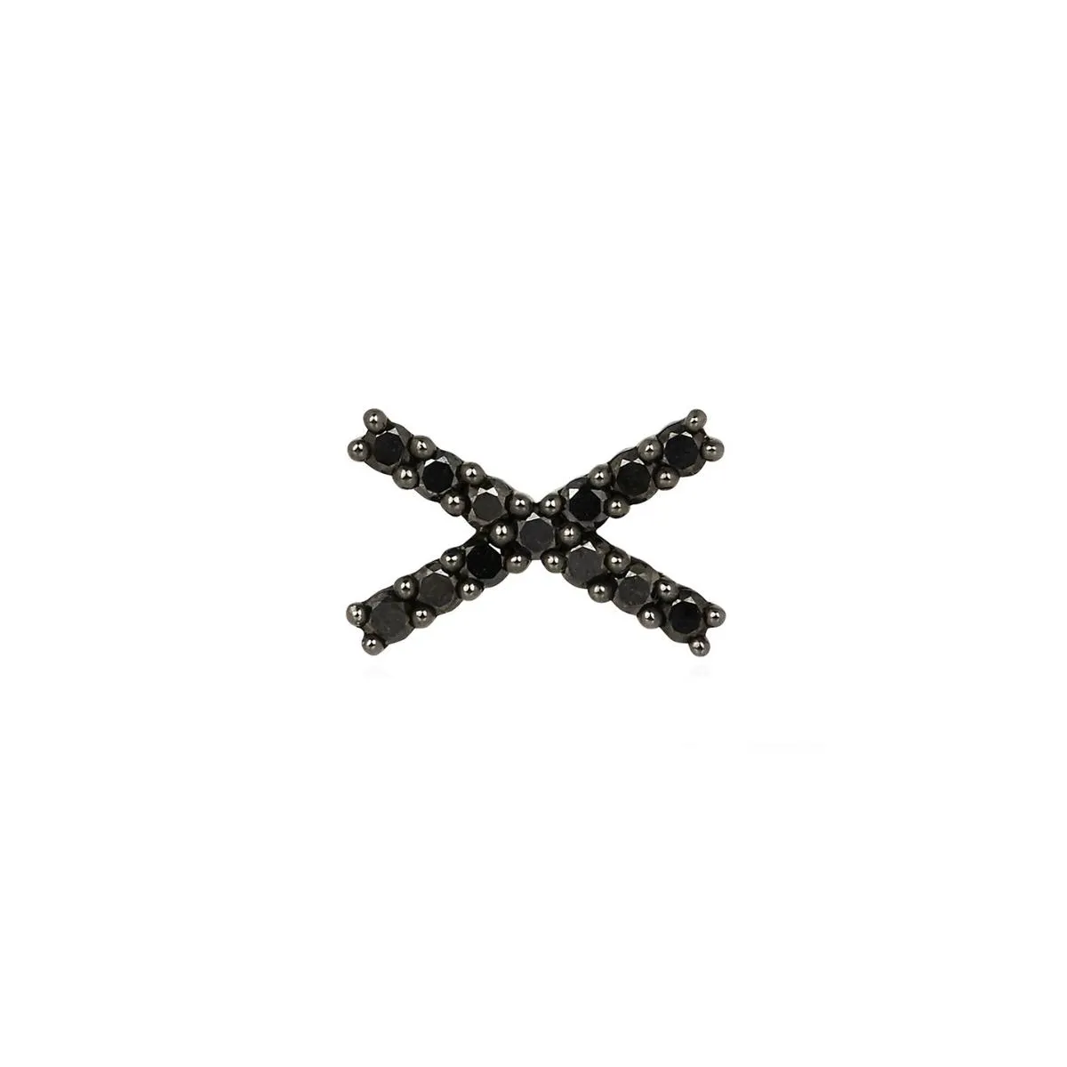 KATIA Black Diamond Stud Earring Single