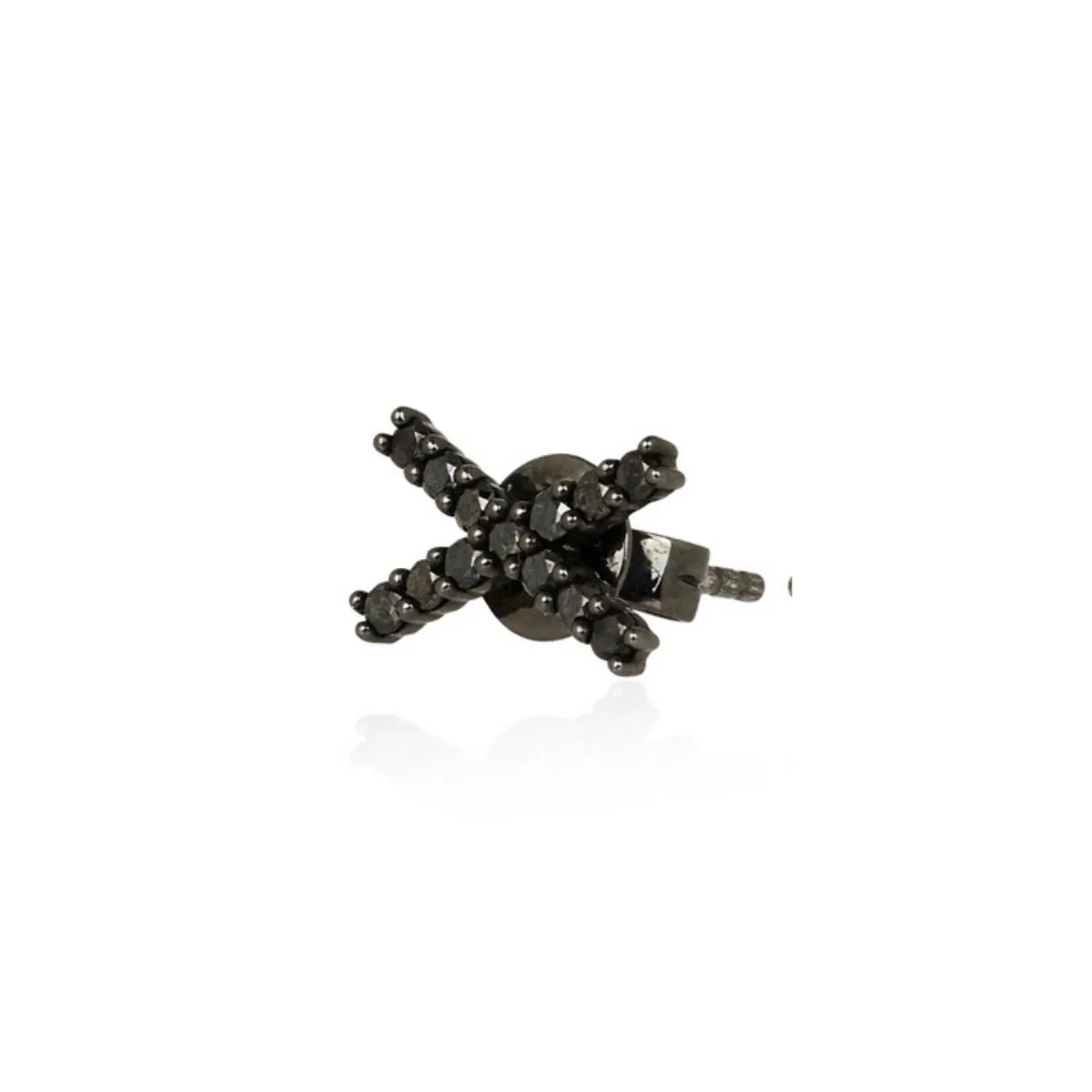 KATIA Black Diamond Stud Earring Single