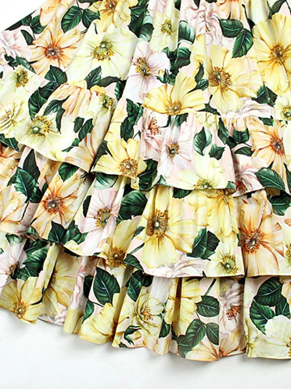 LARETTA Floral Midi Dress