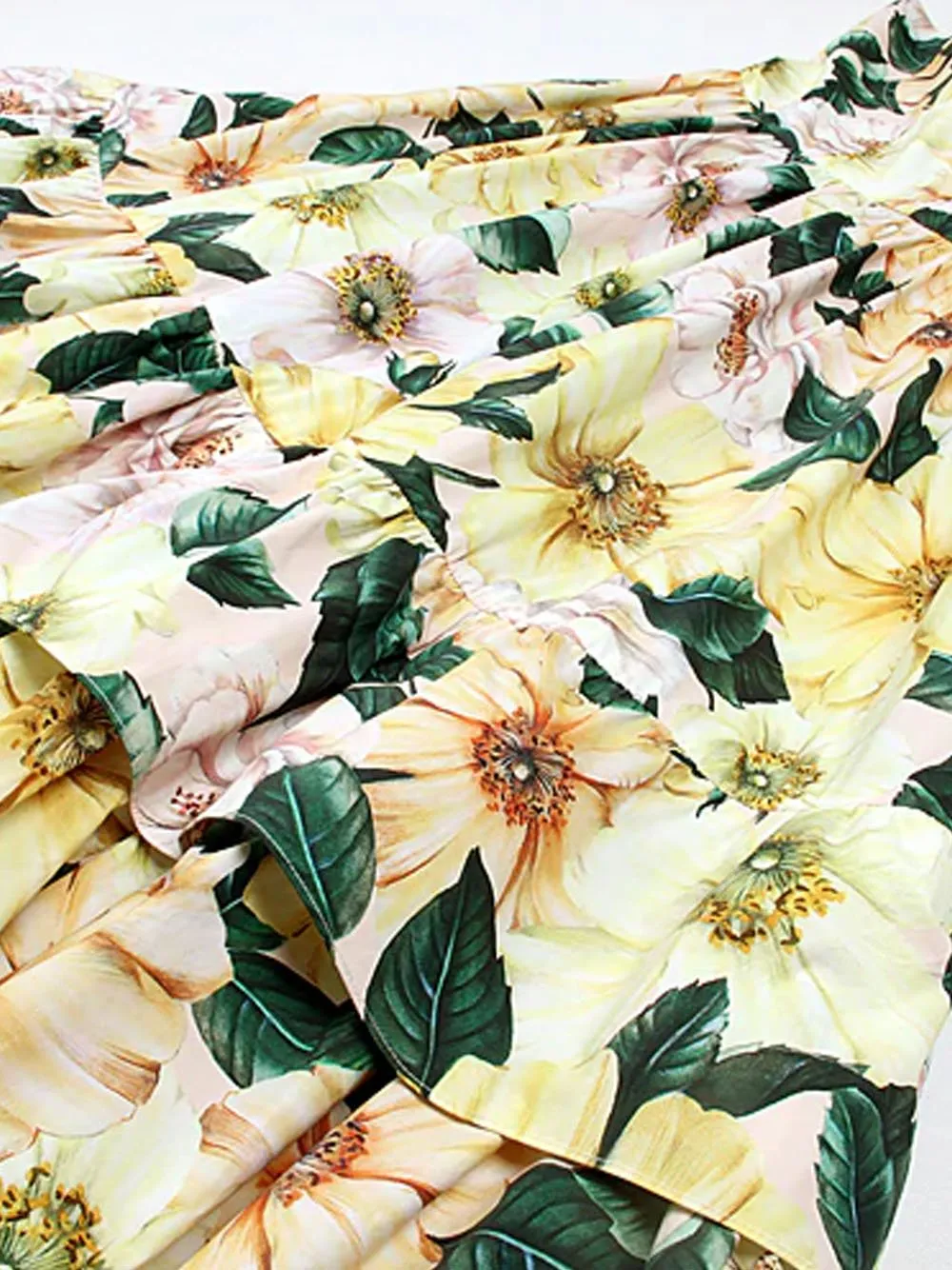 LARETTA Floral Midi Dress
