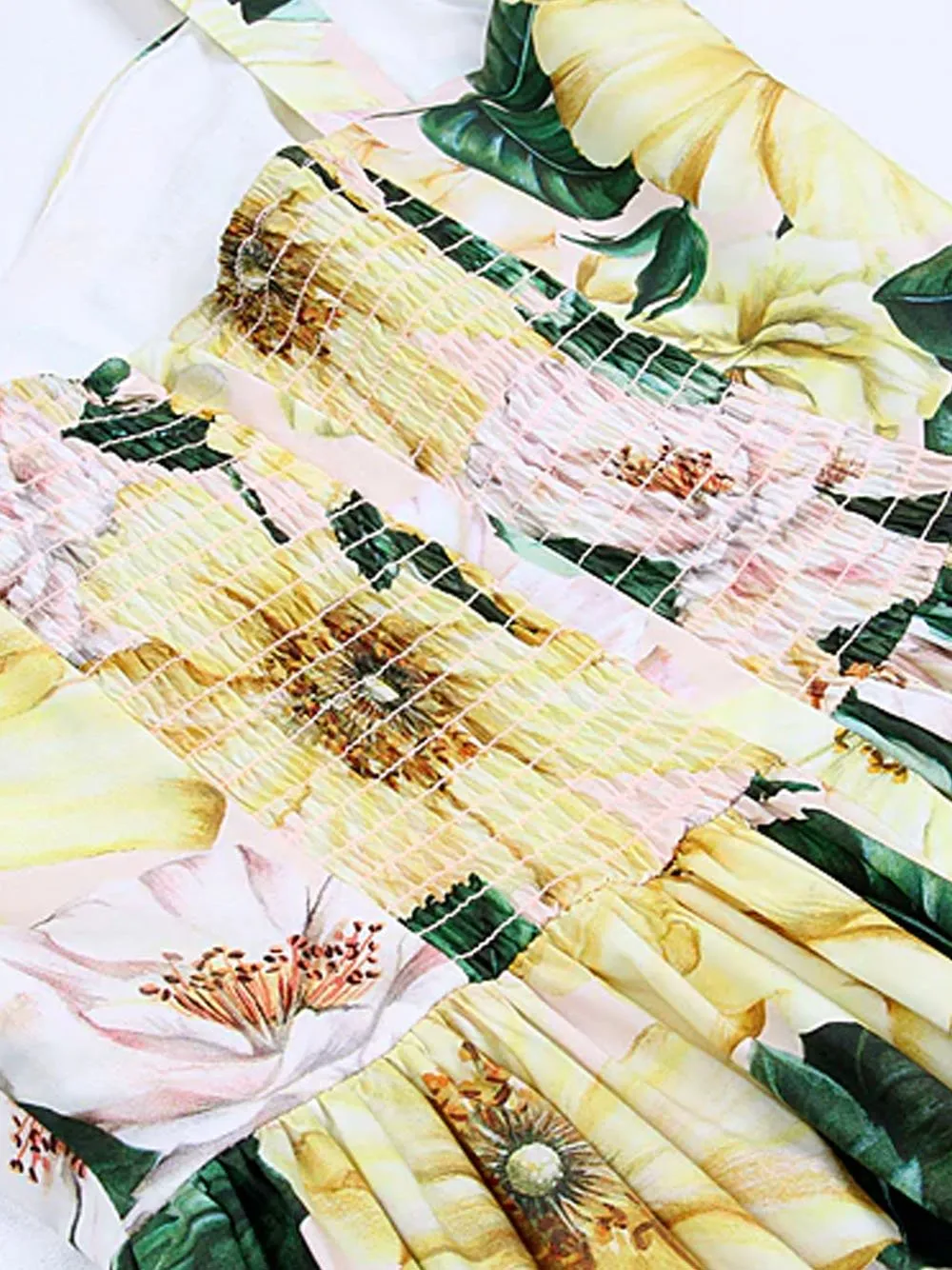 LARETTA Floral Midi Dress