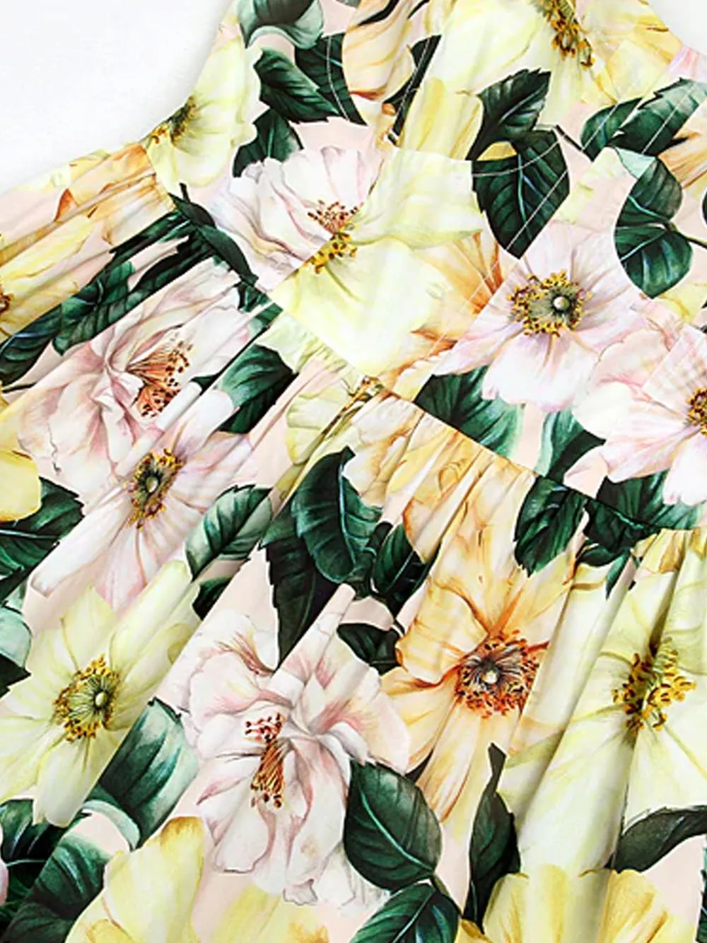 LARETTA Floral Midi Dress