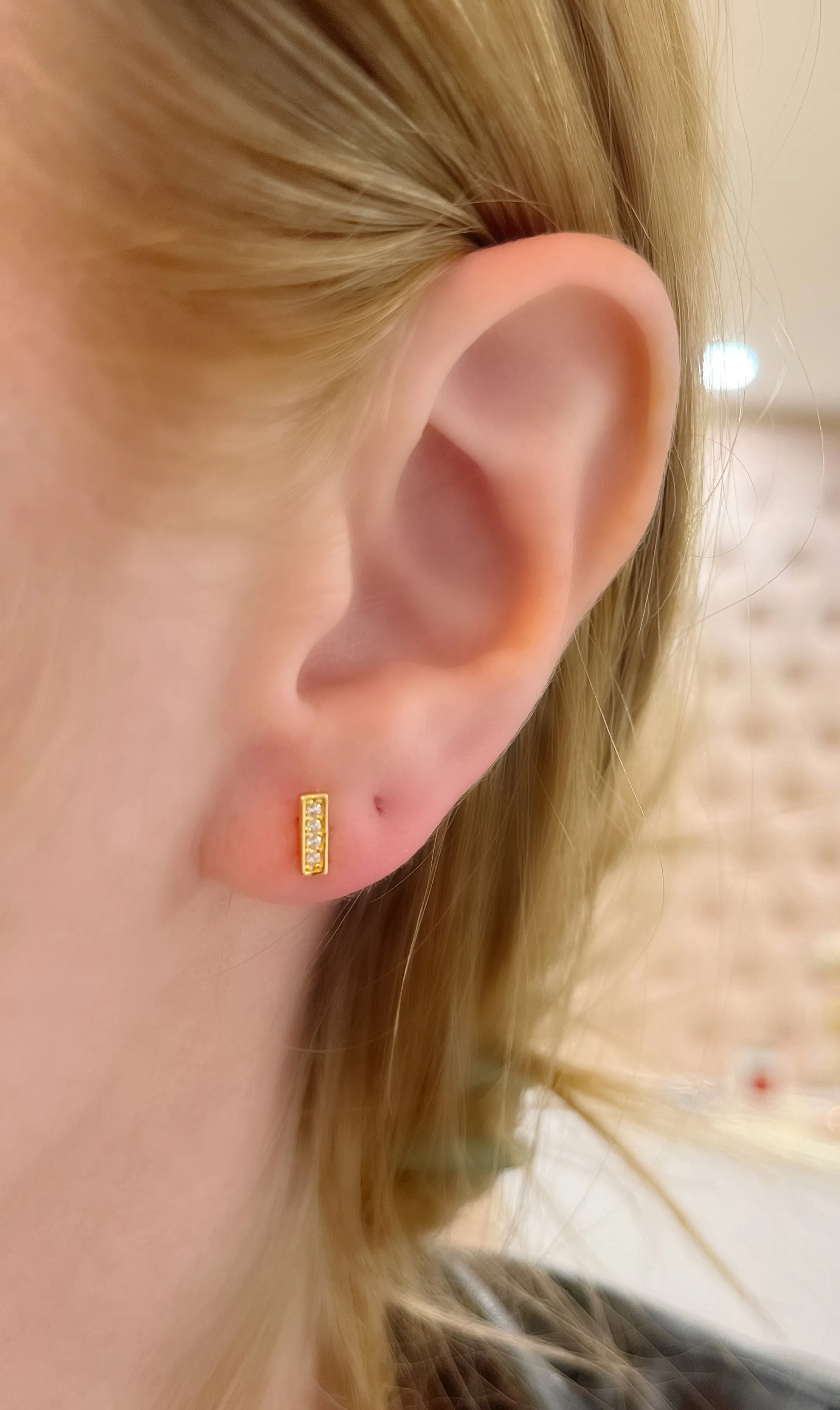 Line Chain Earrings
