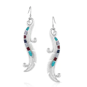Montana Silversmiths® Women's Dreamweaver Feather Earrings