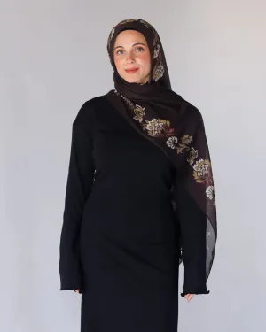 MY012   hijab Winter Bloom hijab/tudung  hijab  printed scarf  printed hijab  printed sacrf