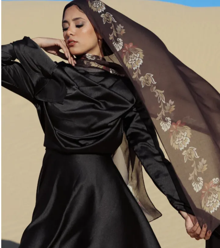 MY012   hijab Winter Bloom hijab/tudung  hijab  printed scarf  printed hijab  printed sacrf