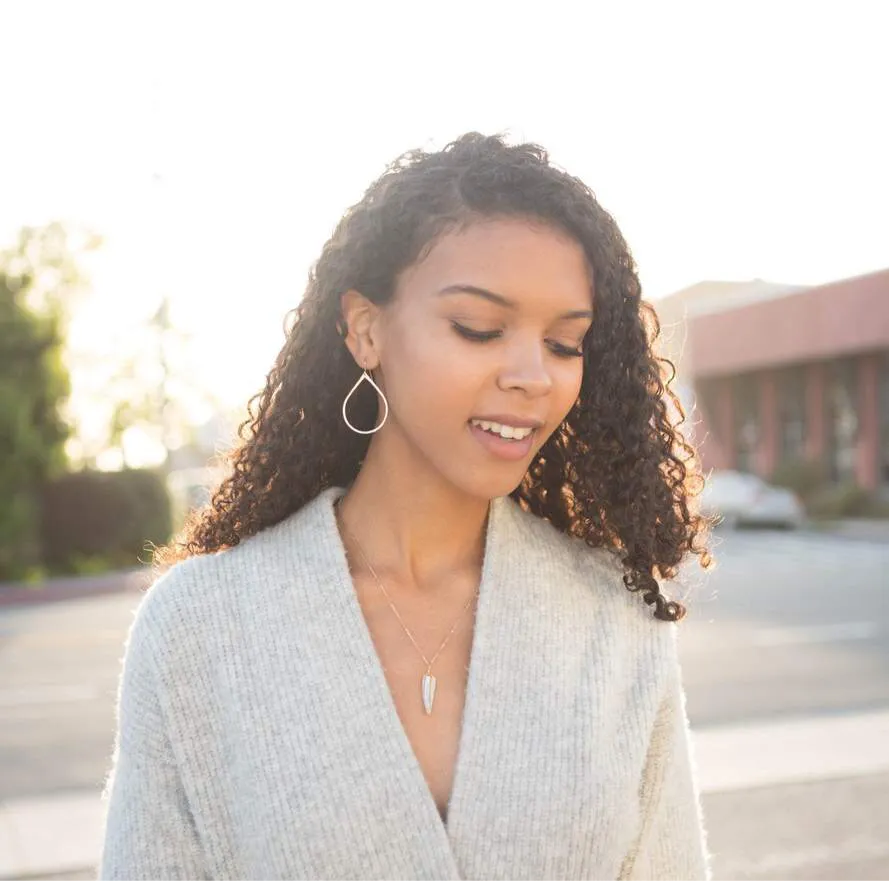 OCHRE HOOP EARRINGS