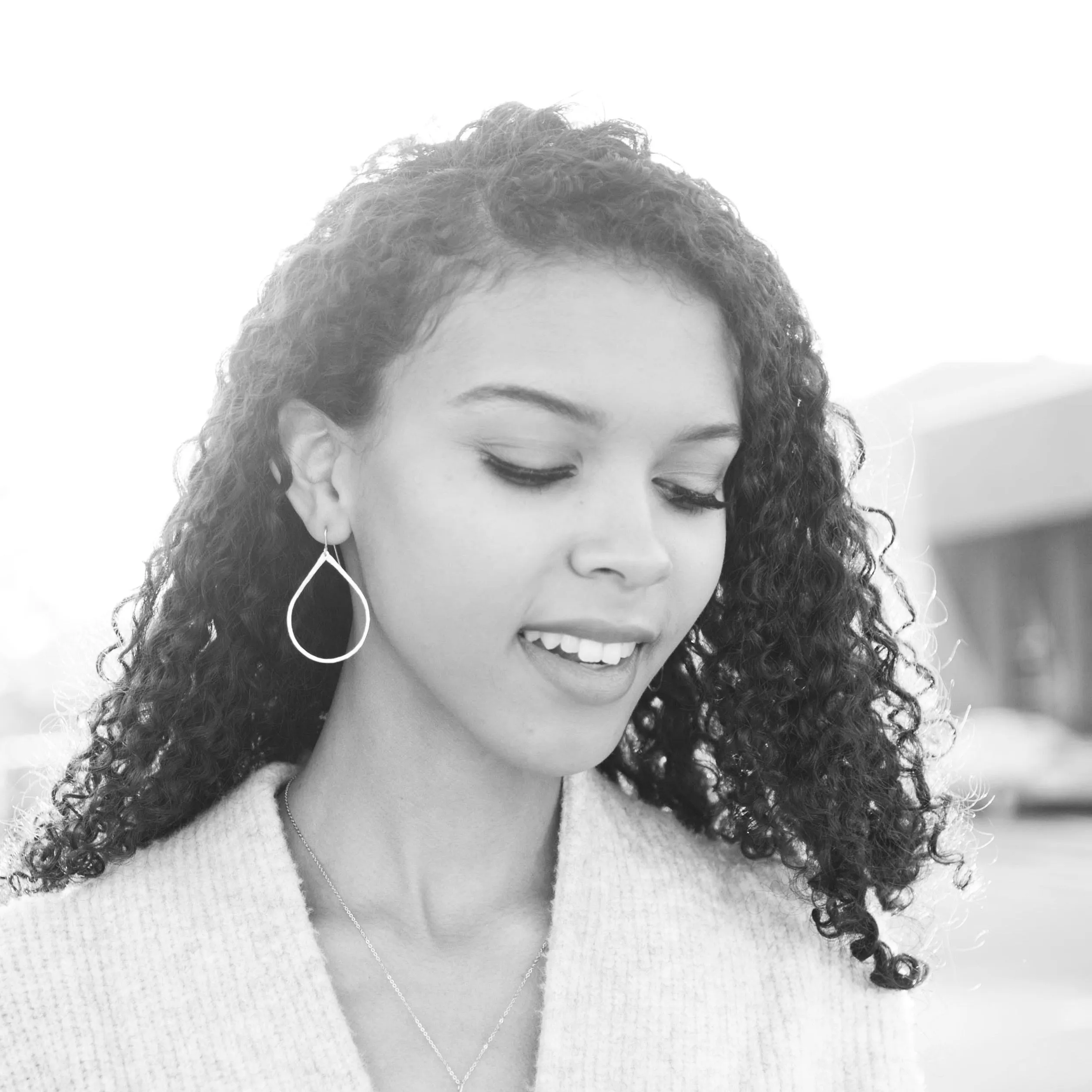 OCHRE HOOP EARRINGS