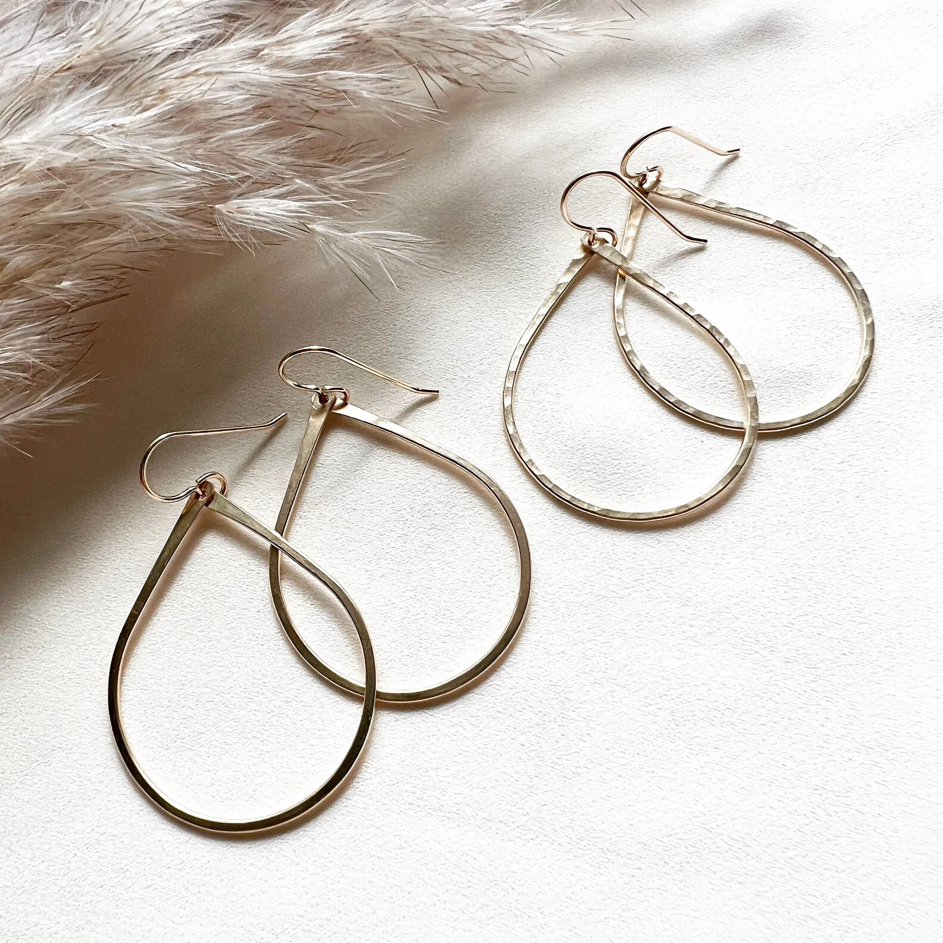 OCHRE HOOP EARRINGS