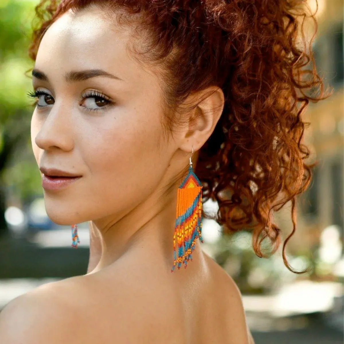 Parrot Tail Earrings