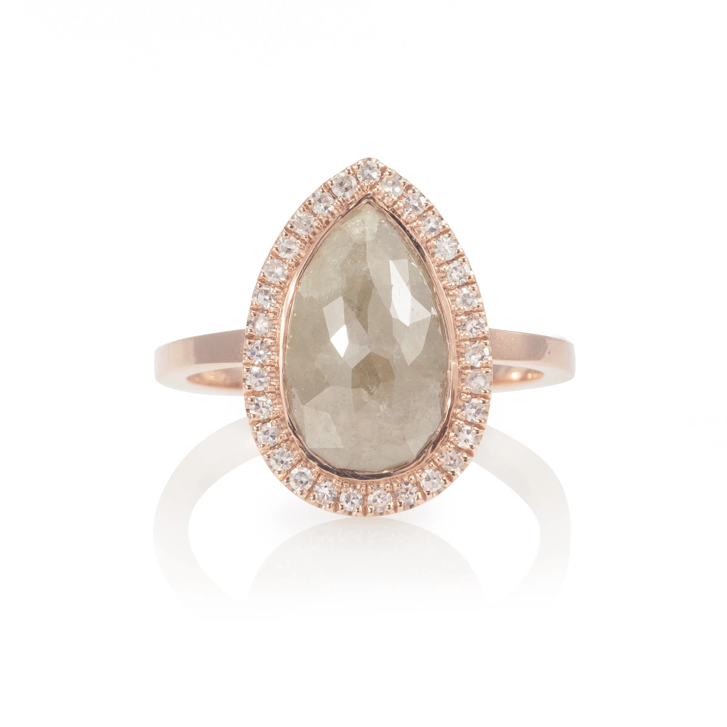 Petite Raw Diamond Love Ring
