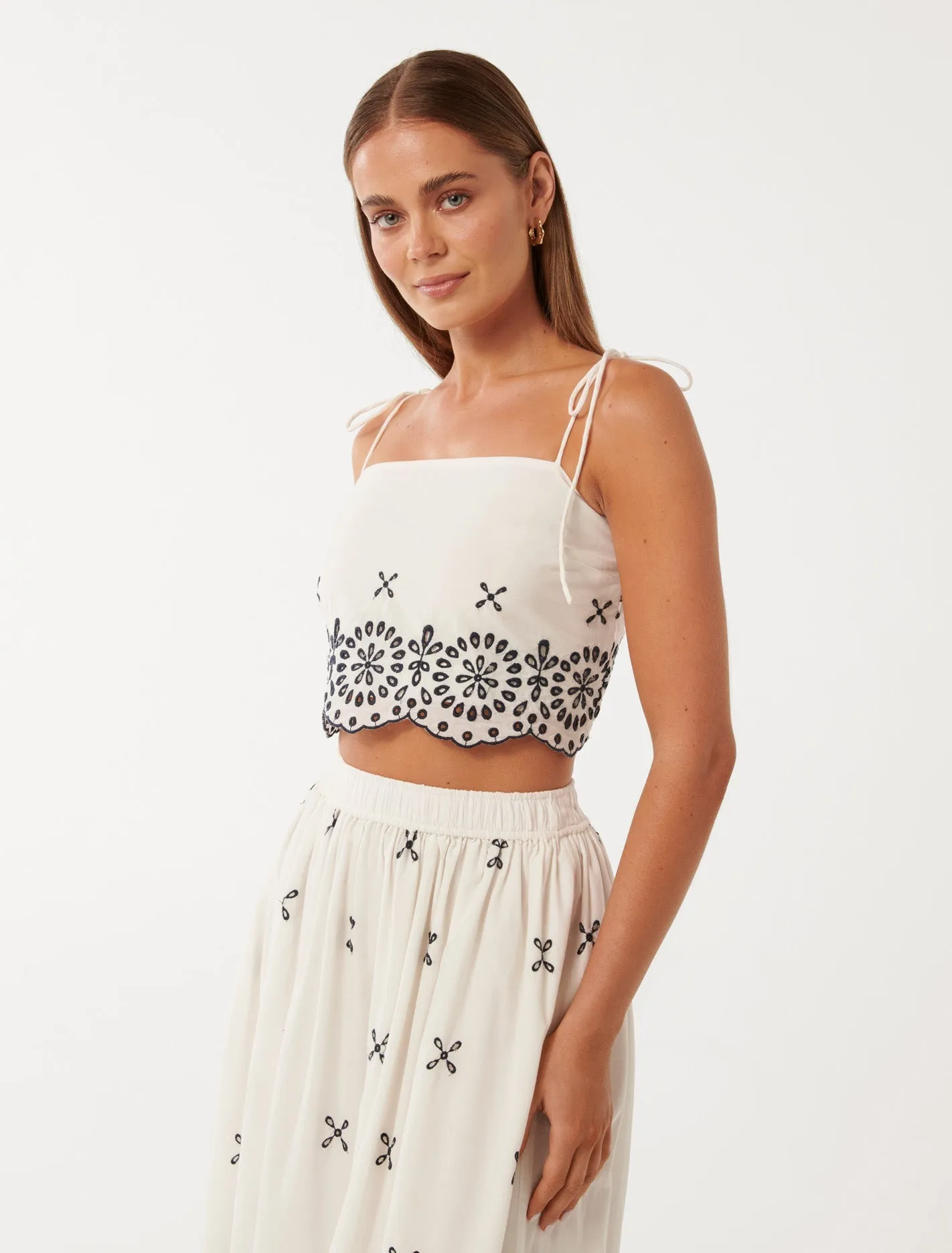 Polly Embroidered Top