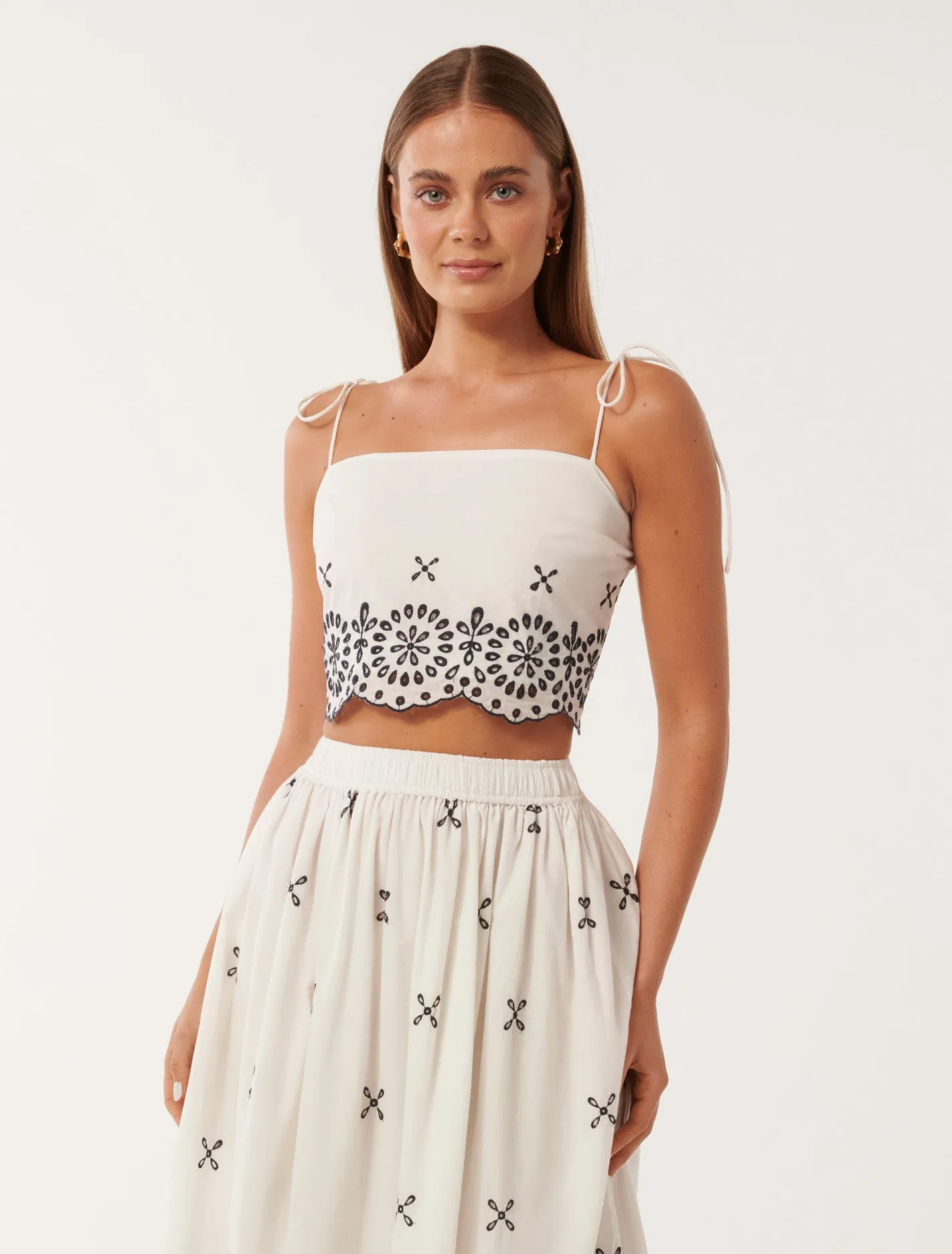 Polly Embroidered Top
