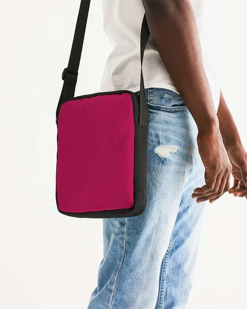 Shaded Pink Messenger Pouch | C0M100Y50K30