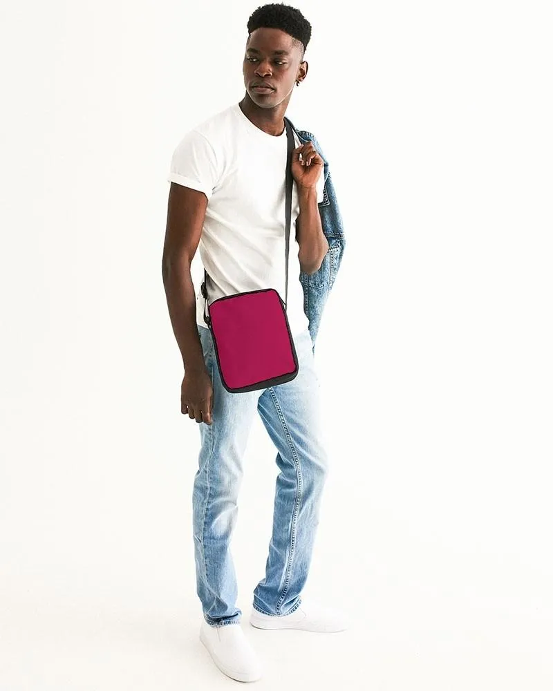 Shaded Pink Messenger Pouch | C0M100Y50K30