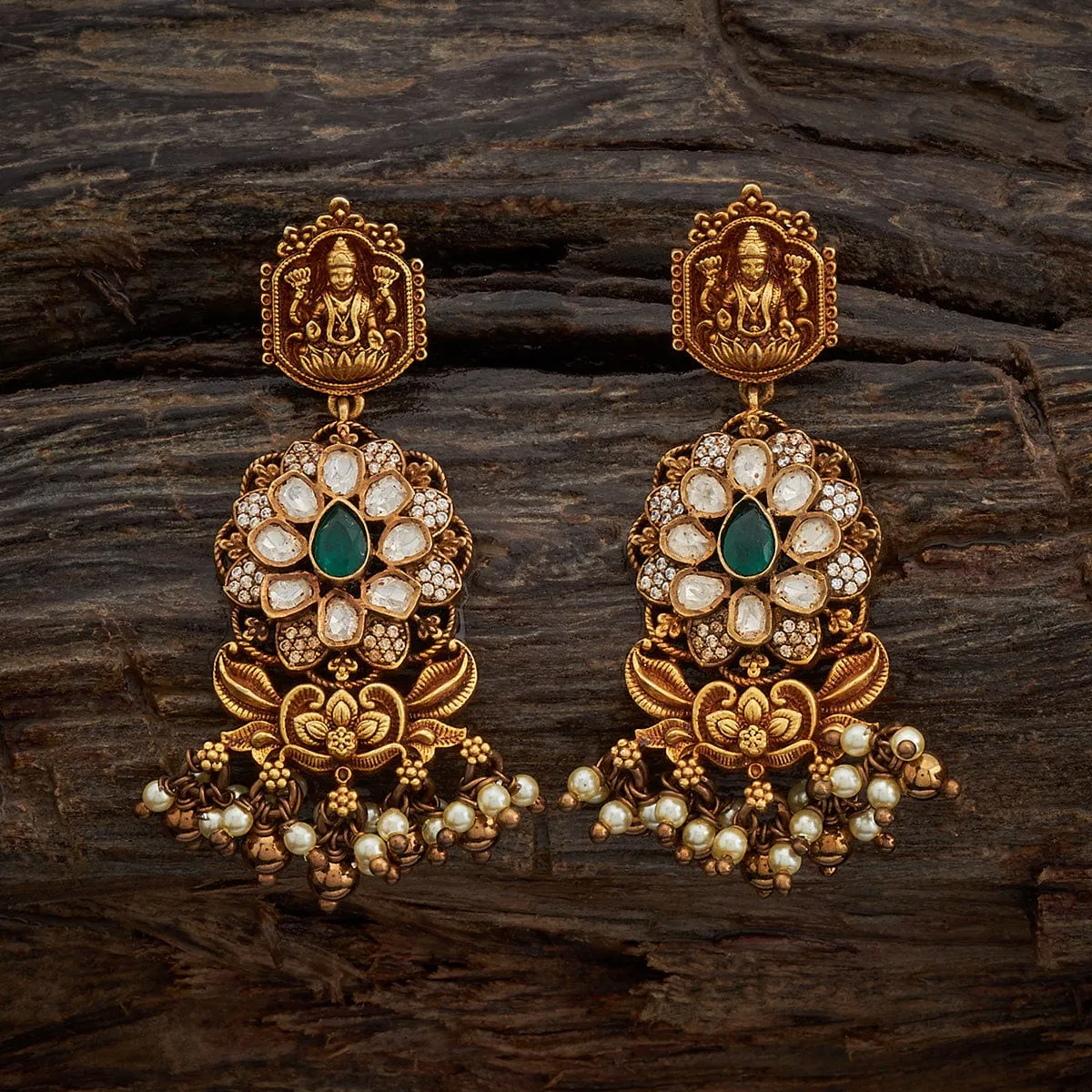 Silver Temple Earring 161477