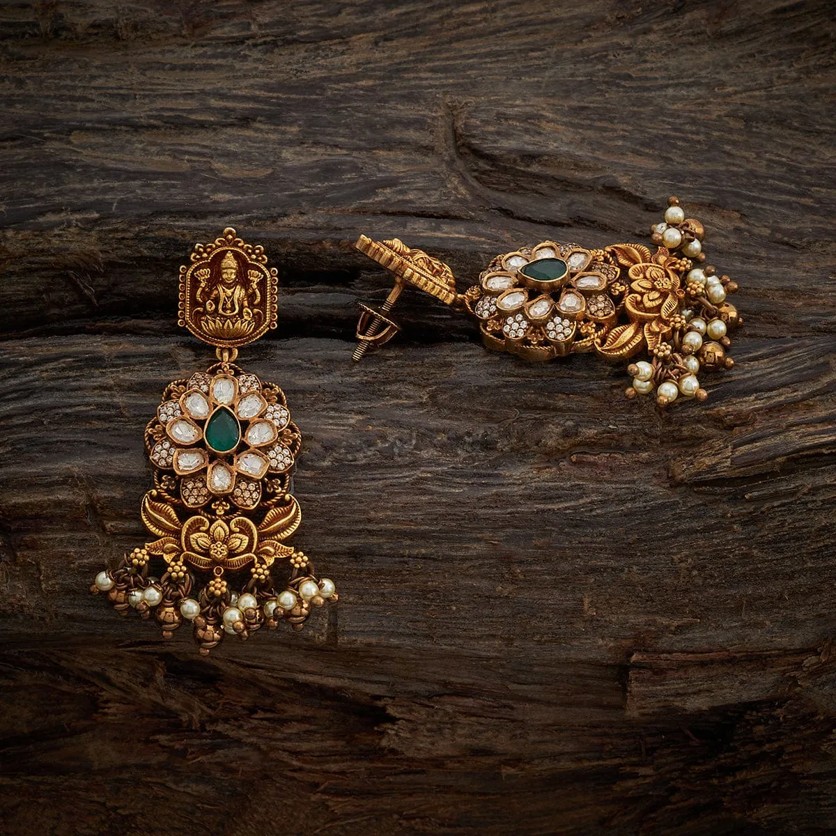 Silver Temple Earring 161477