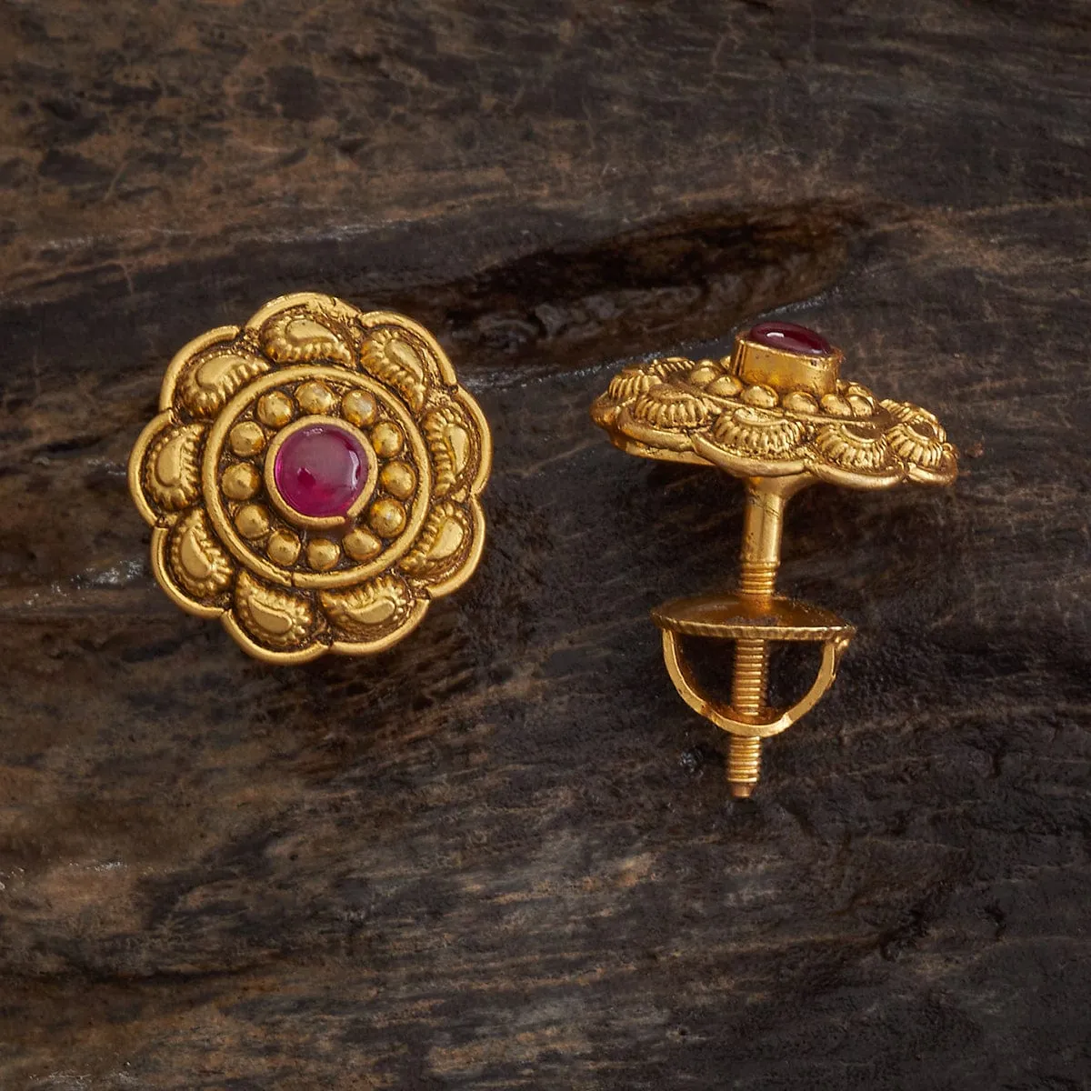 Silver Temple Earring 173407