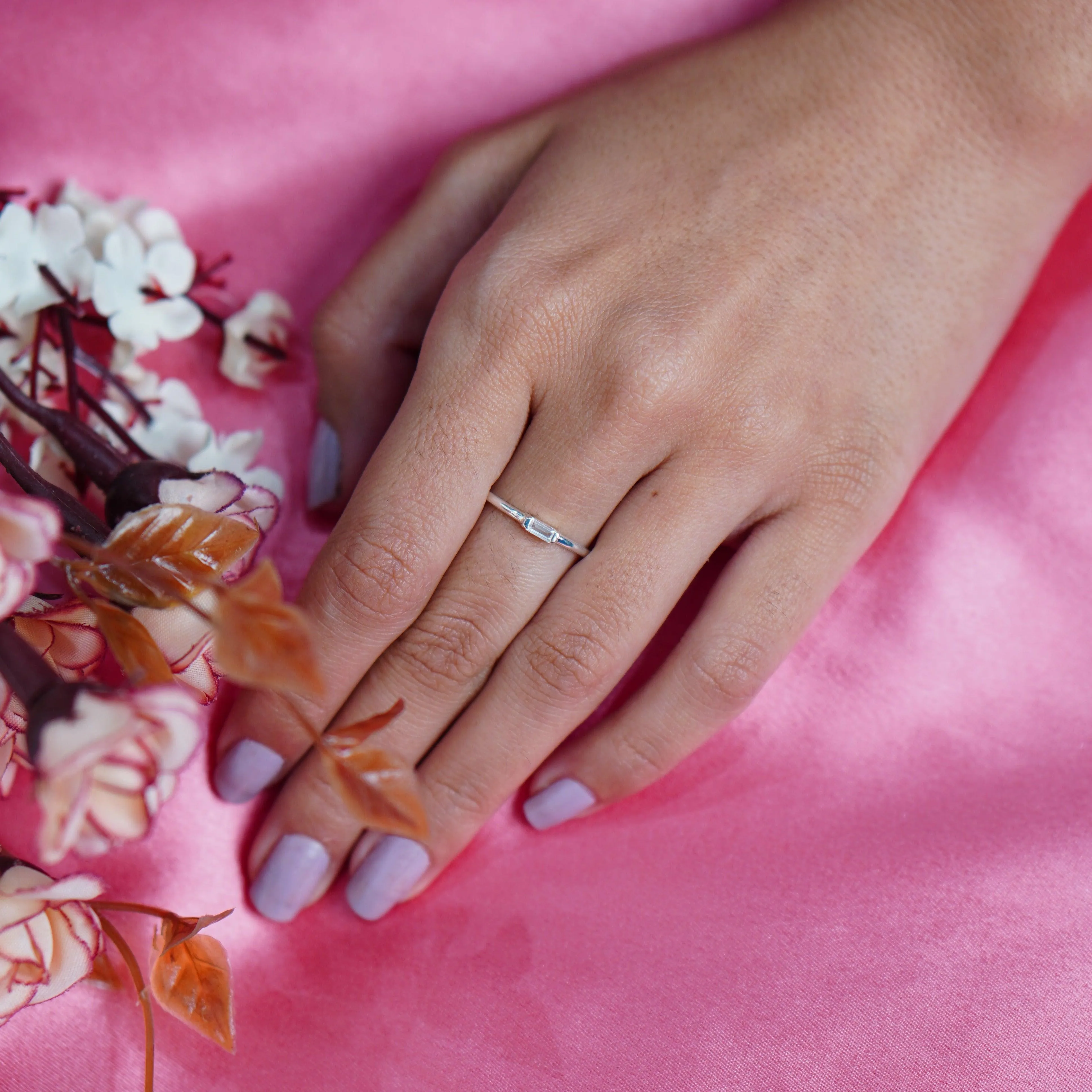 Sleek Silver Ring