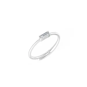 Sleek Silver Ring