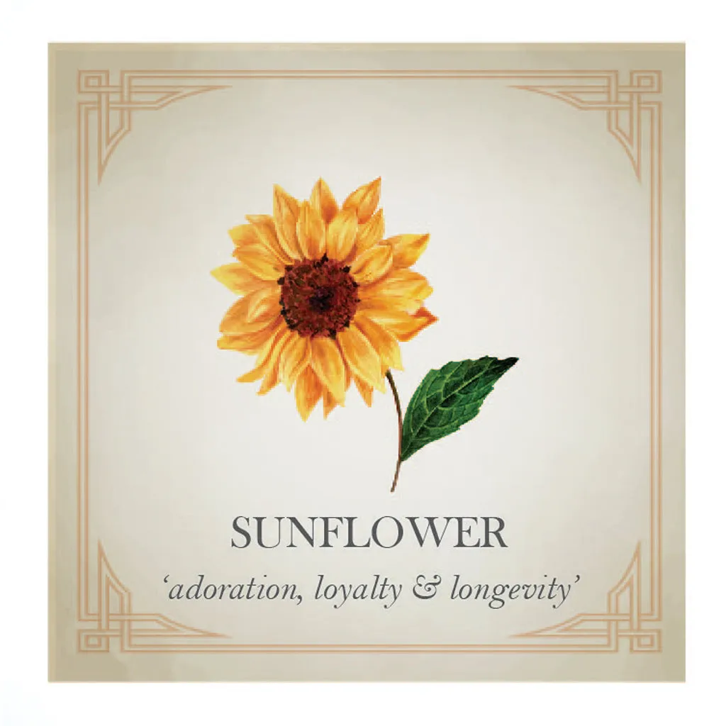 Sunflower Silver & Gold Vermeil Stud Earrings