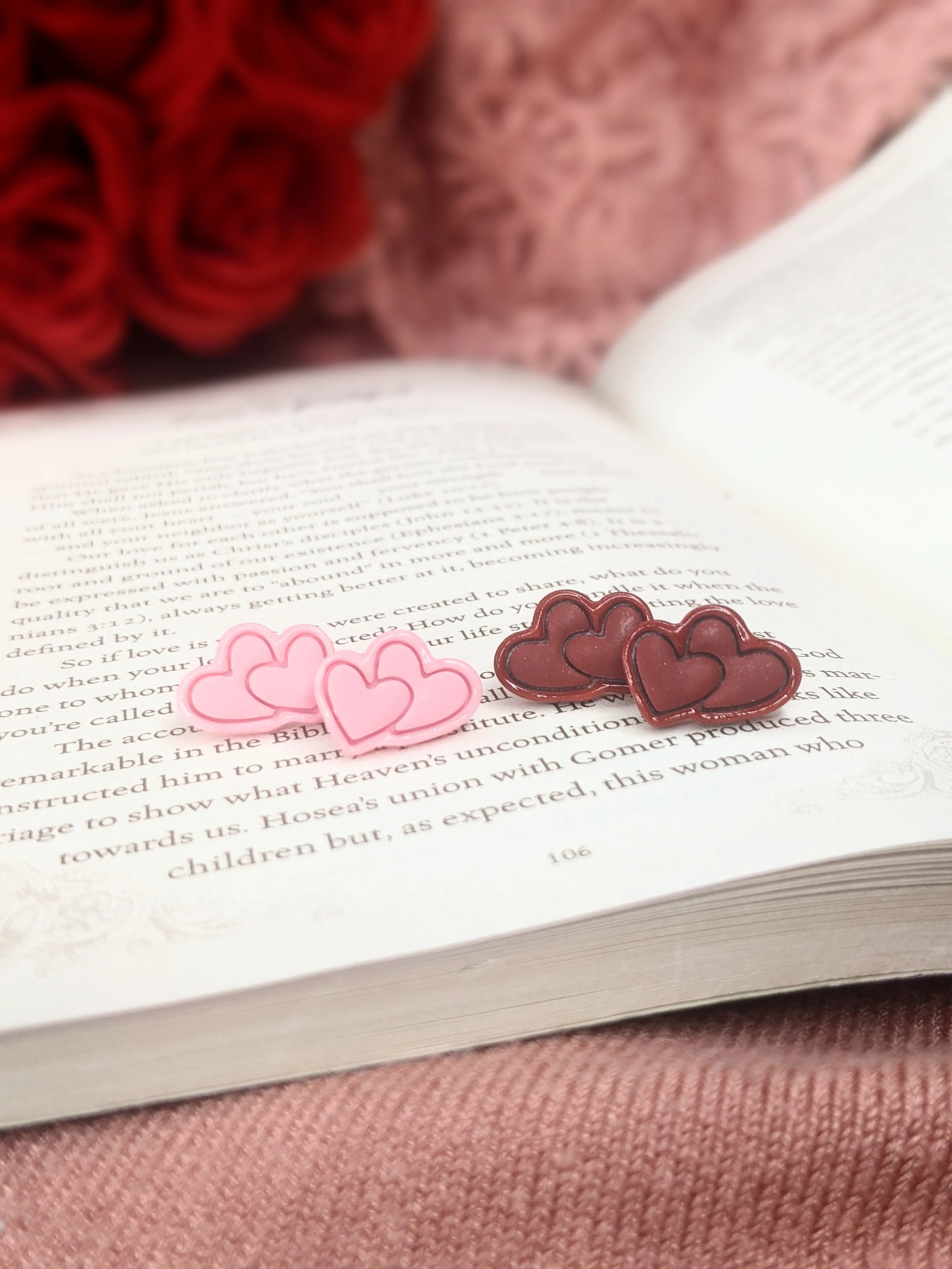 The Agatha | Stud Earrings | Polymer Clay Earrings | P.S Forever in my Heart