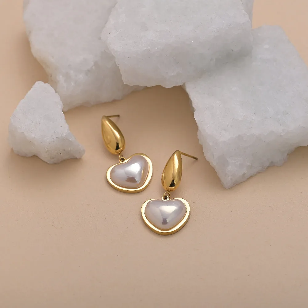 Vintage Heart Earrings