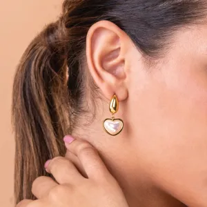 Vintage Heart Earrings